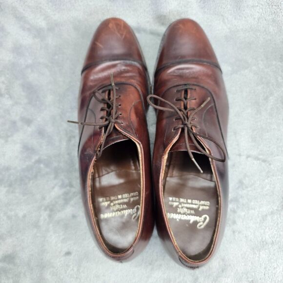 Cordwainer Wright Men's Arch Preserver Shoes Brown Oxford Leather SIze 11 - Picture 5 of 13